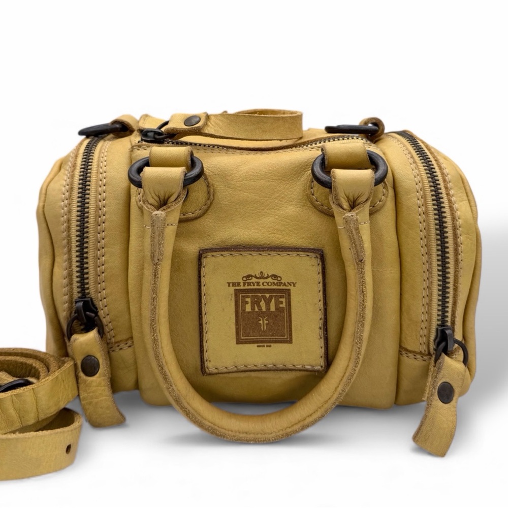 Frye Brooke Mini Speedy Satchel in Sunflower Yellow